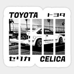 TOYOTA CELICA 2800GT A60 Black 'N White 3 Sticker